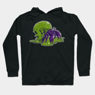 hermit crab skull Hoodie